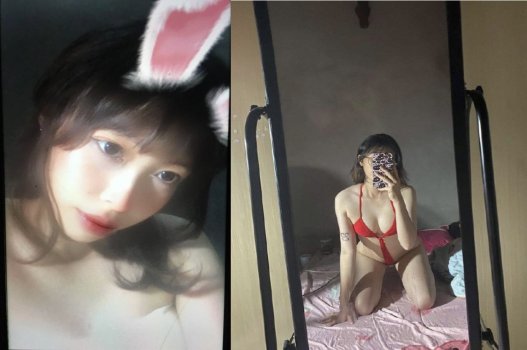 Clip sex nàng xinh chuộng đồ lót đỏ sexy