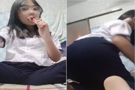 Em bé gái học sinh xinh đẹp nhưng rất nổi loạn